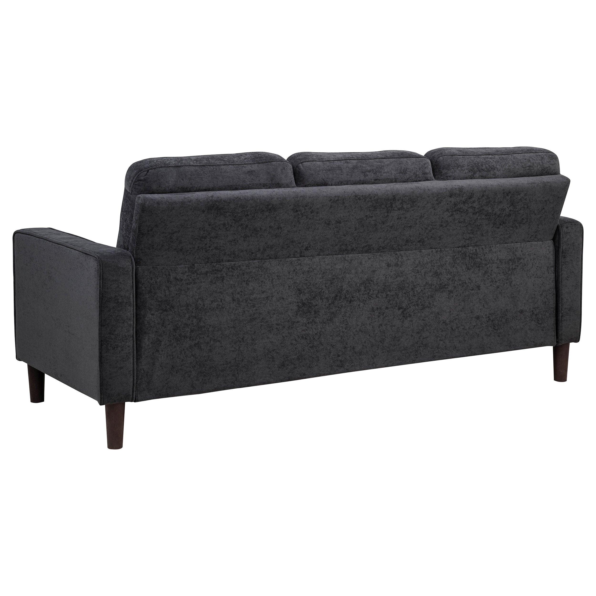 Bowen II Fabric Upholstered Track Arm Sofa Steel Grey — view 6