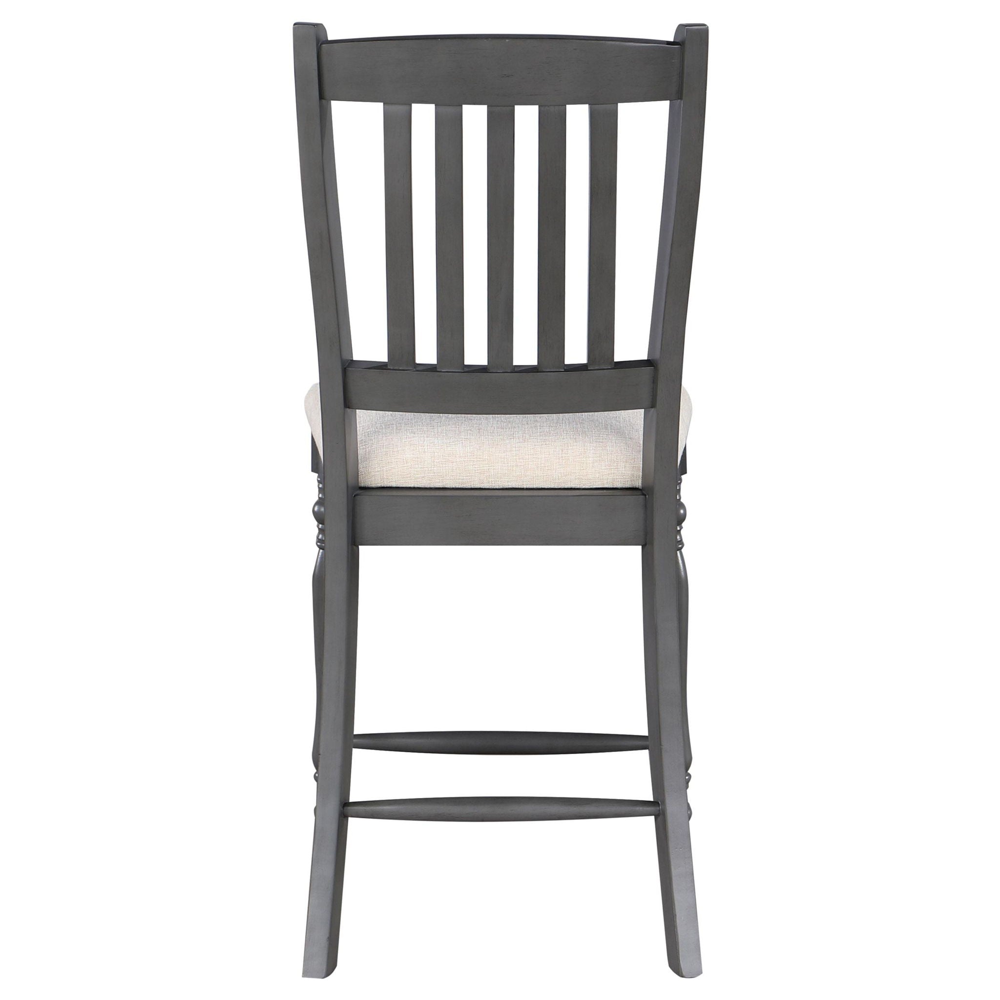 Wiley 5-piece Square Counter Height Dining Set Grey