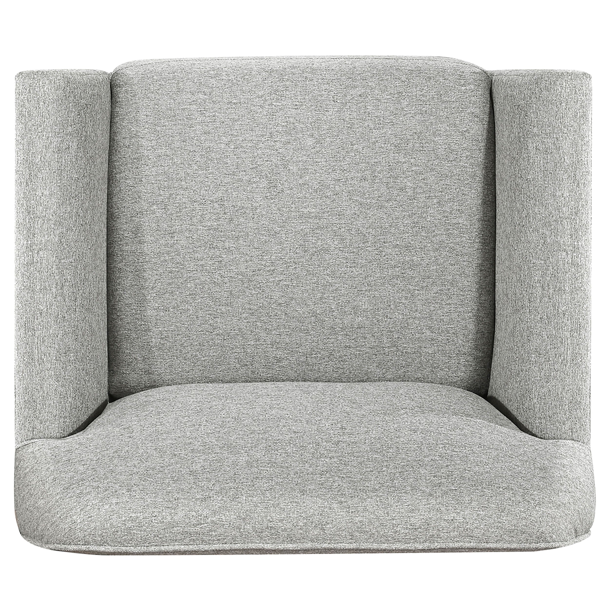 Vaughn 3-piece Fabric Upholstered Flared Arm Sofa Set Grey — view 14