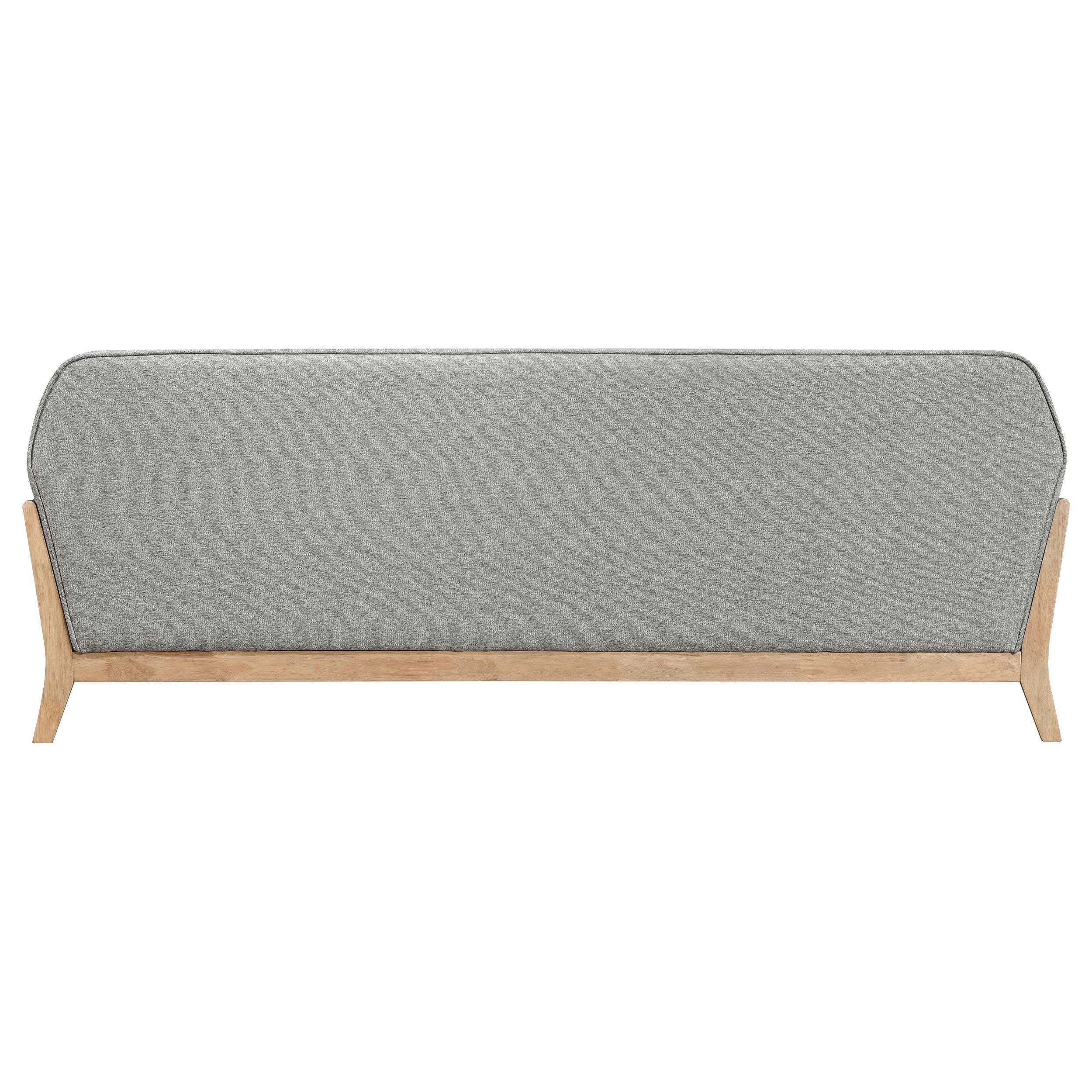 Vaughn Fabric Upholstered Flared Arm Sofa Grey — view 6