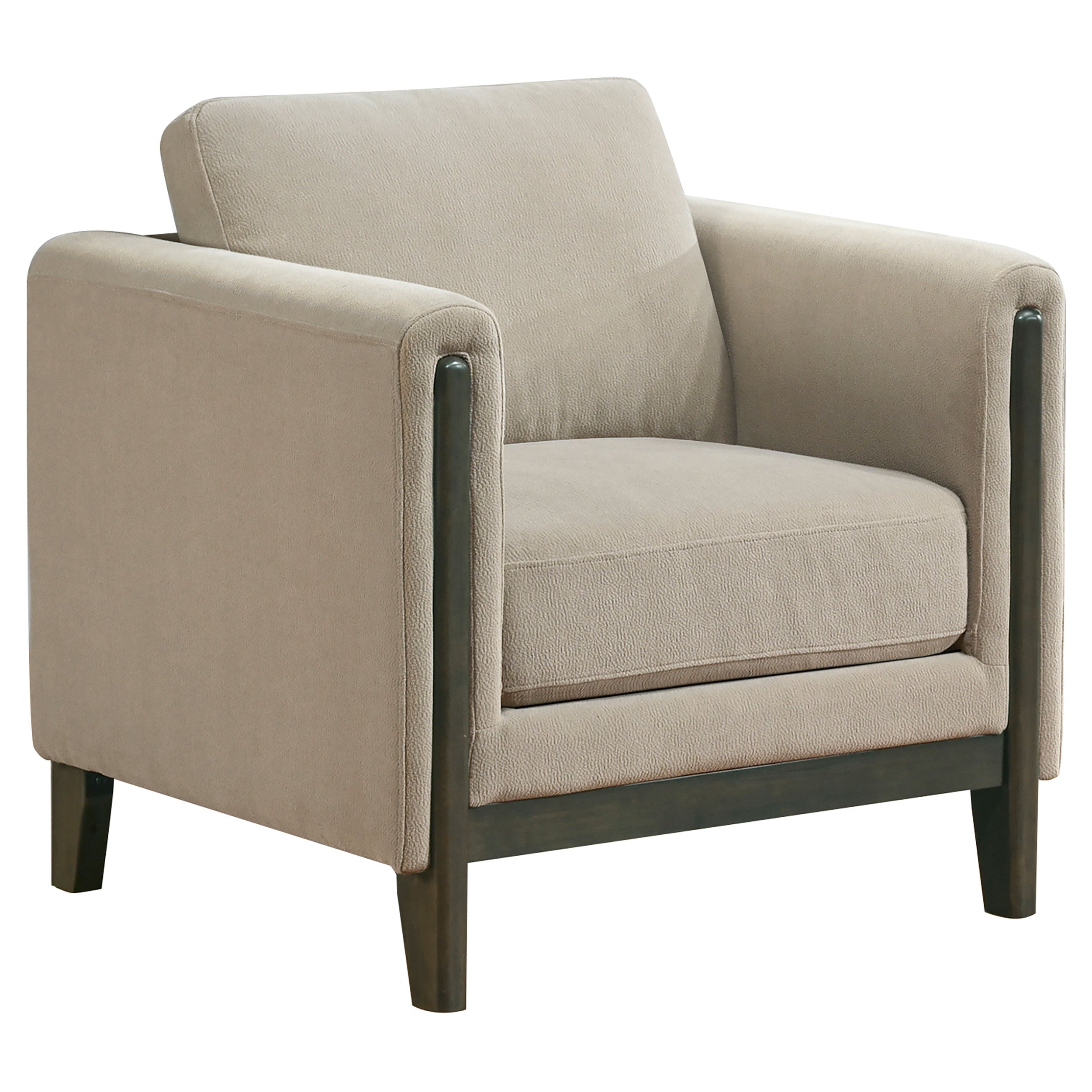 Islington 3-piece Upholstered Panel Arm Sofa Set Taupe — view 11