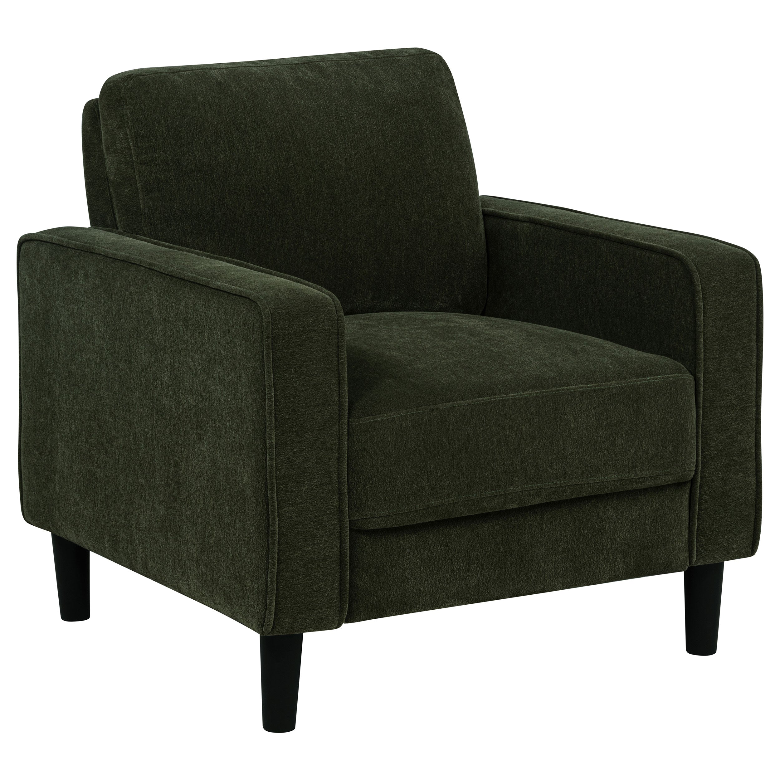 Ruth 3-piece Fabric Upholstered Track Arm Sofa Matcha Green — view 11