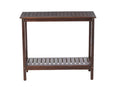 Workstation For Garden Balcony Garage, Acacia Console Potting Table