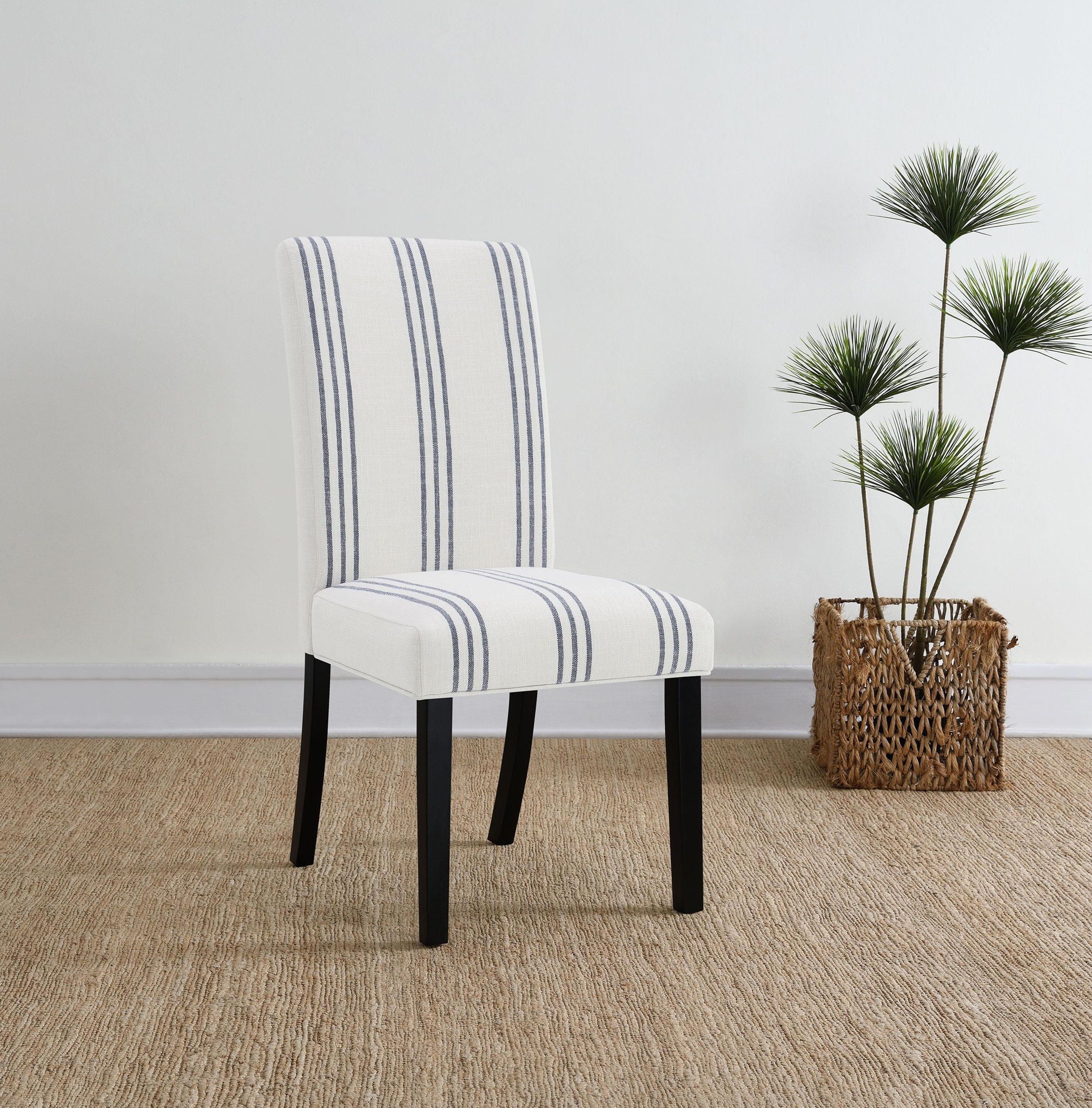 Herran Upholstered Dining Side Chair Beige (Set of 2) - Atlantic Fine Furniture Melbourne FL