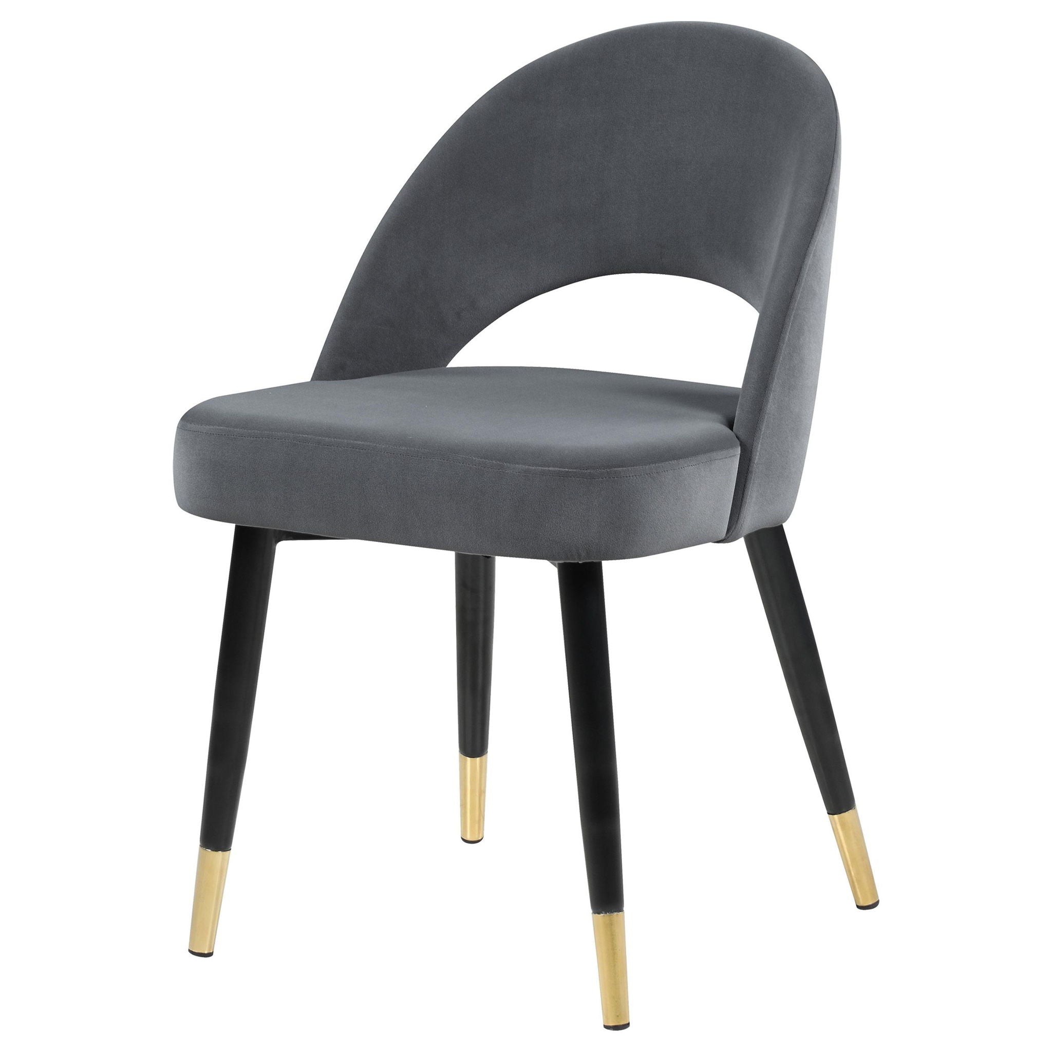 Lindsey Upholstered Dining Side Chair Grey (Set of 2) - Atlantic Fine Furniture Melbourne FL