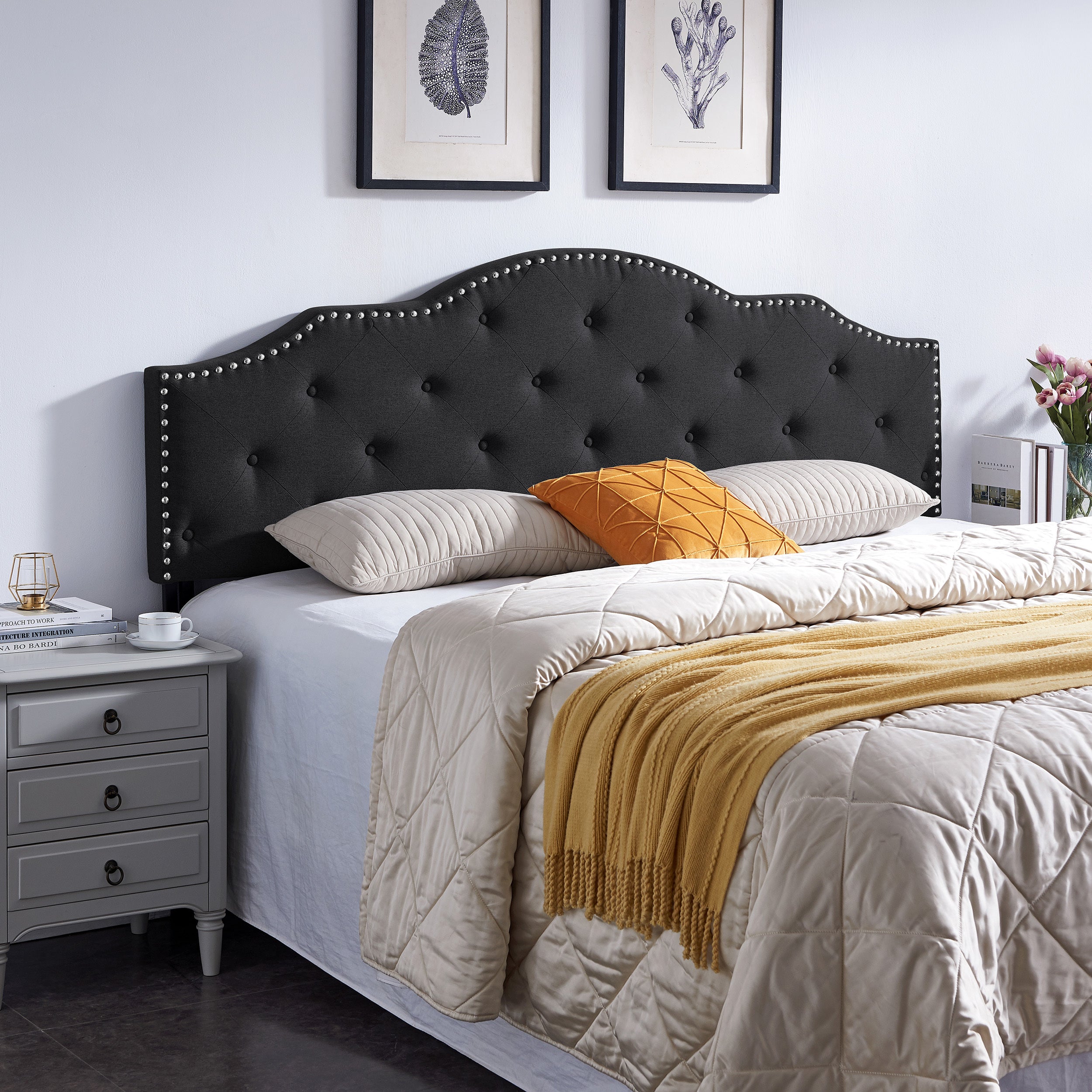KING/CAL KING SIZED HEADBOARD - Atlantic Fine Furniture Melbourne FL