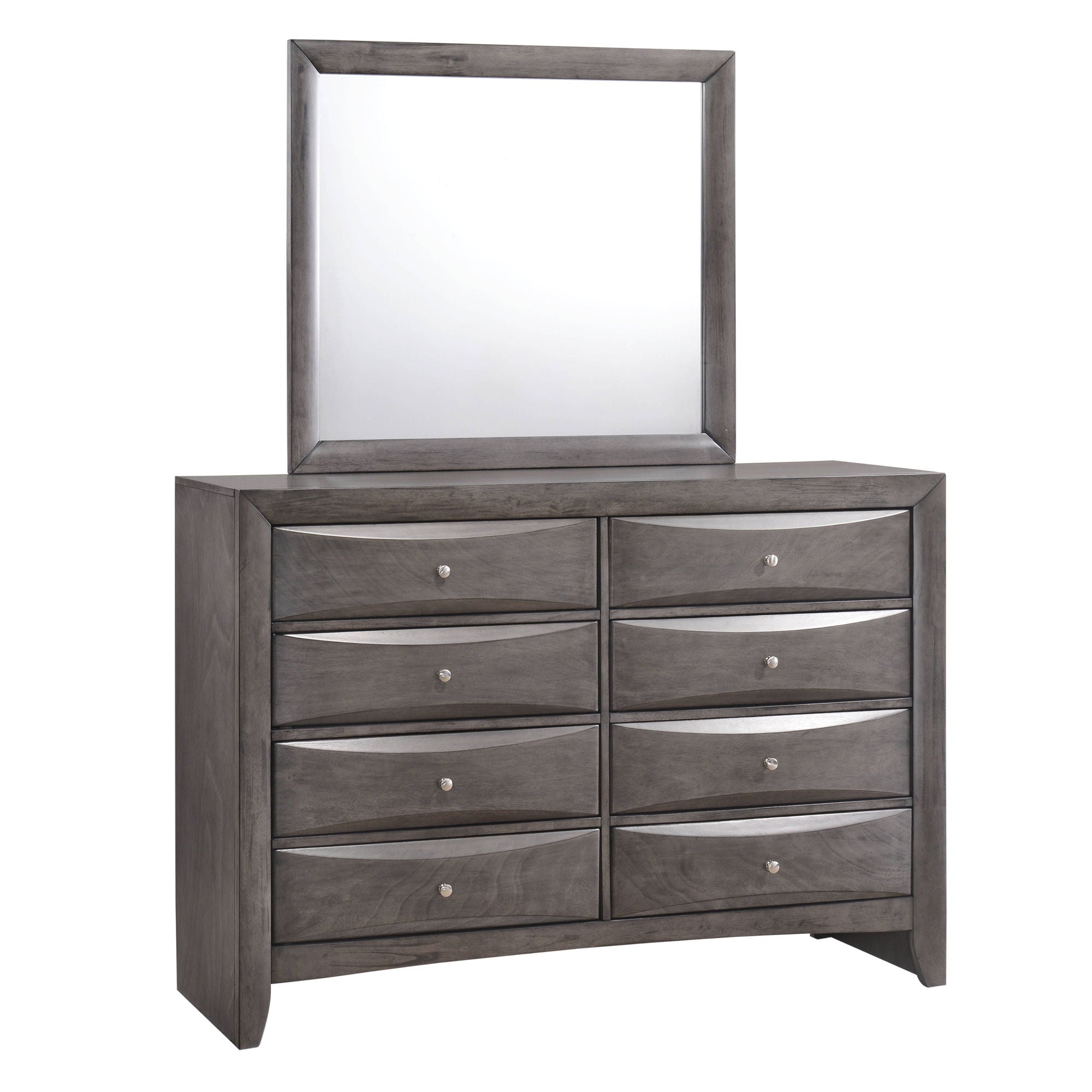Emily Bedroom Dresser in Dark Gray by Elements International