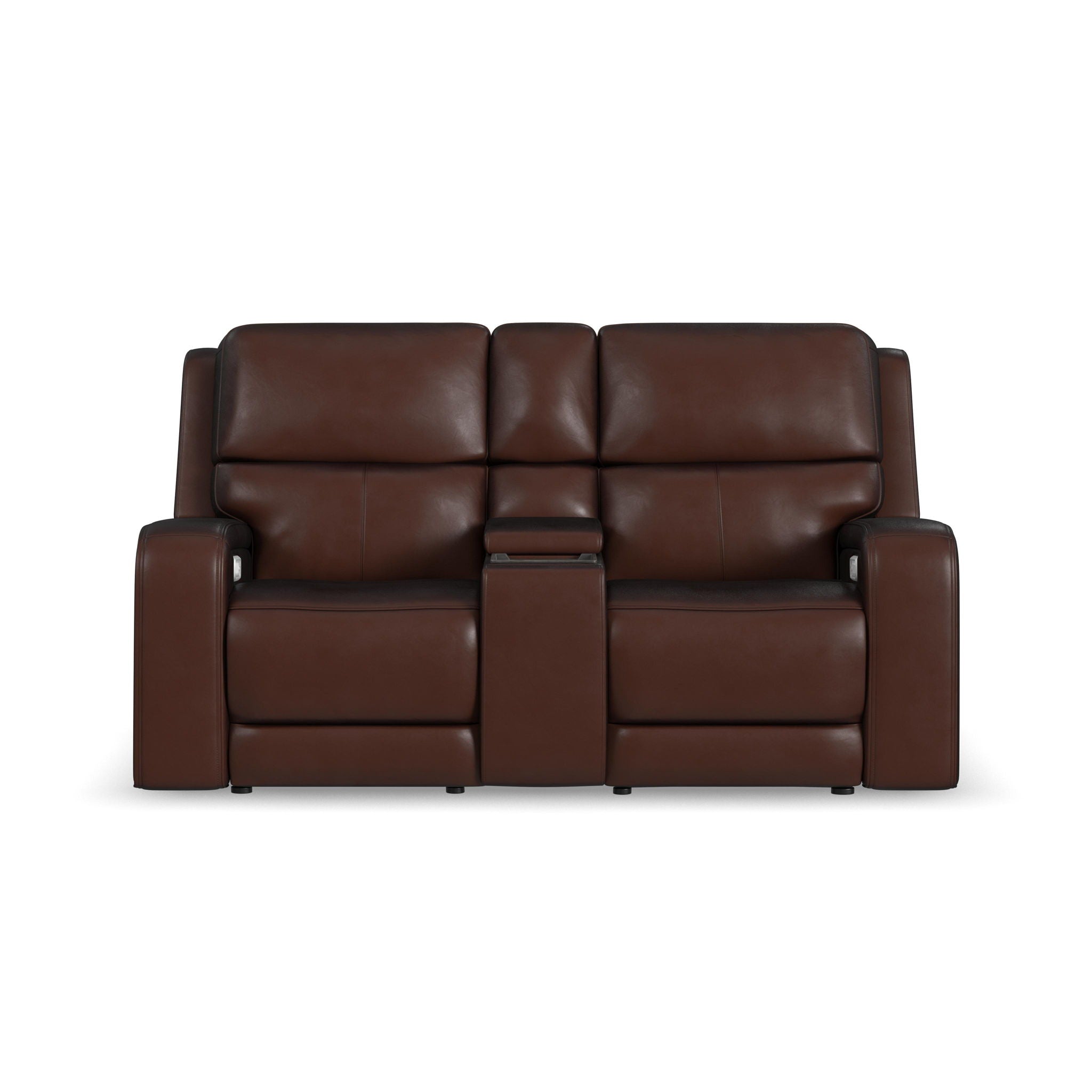 Oasis - Power Reclining Loveseat With Console, Power Headrests, Lumbar, Heat & Massage