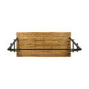 Huckleberry - Acacia Wood Outdoor Dining Table With Plant Hanger - Teak