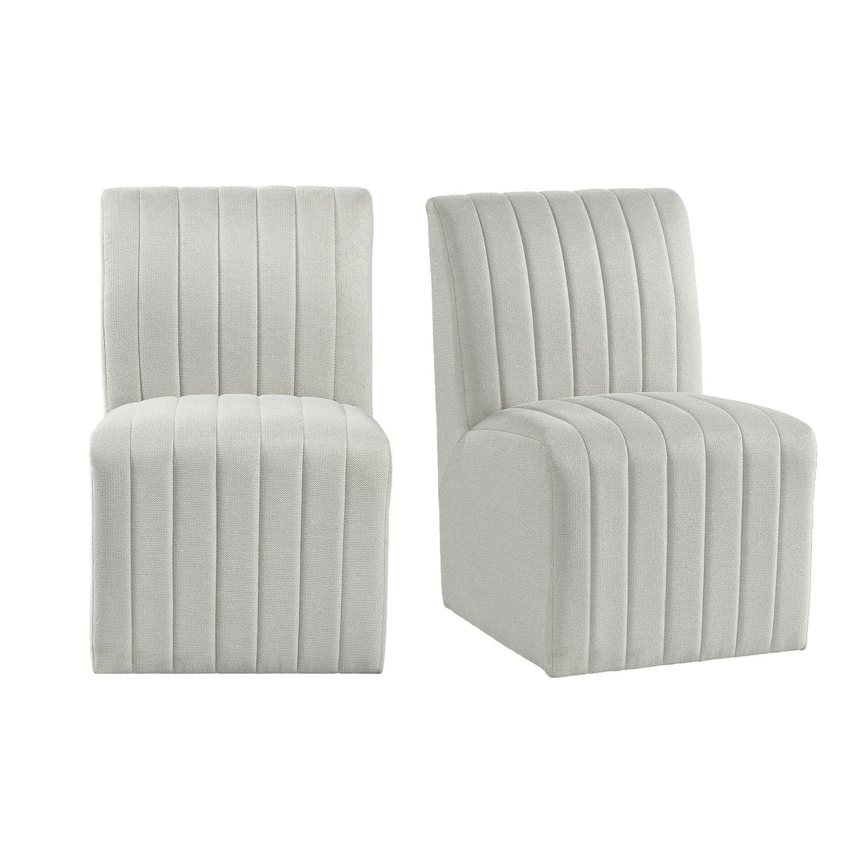 Jemma Dining Side Chair (Set of 2) in Beige by Elements International
