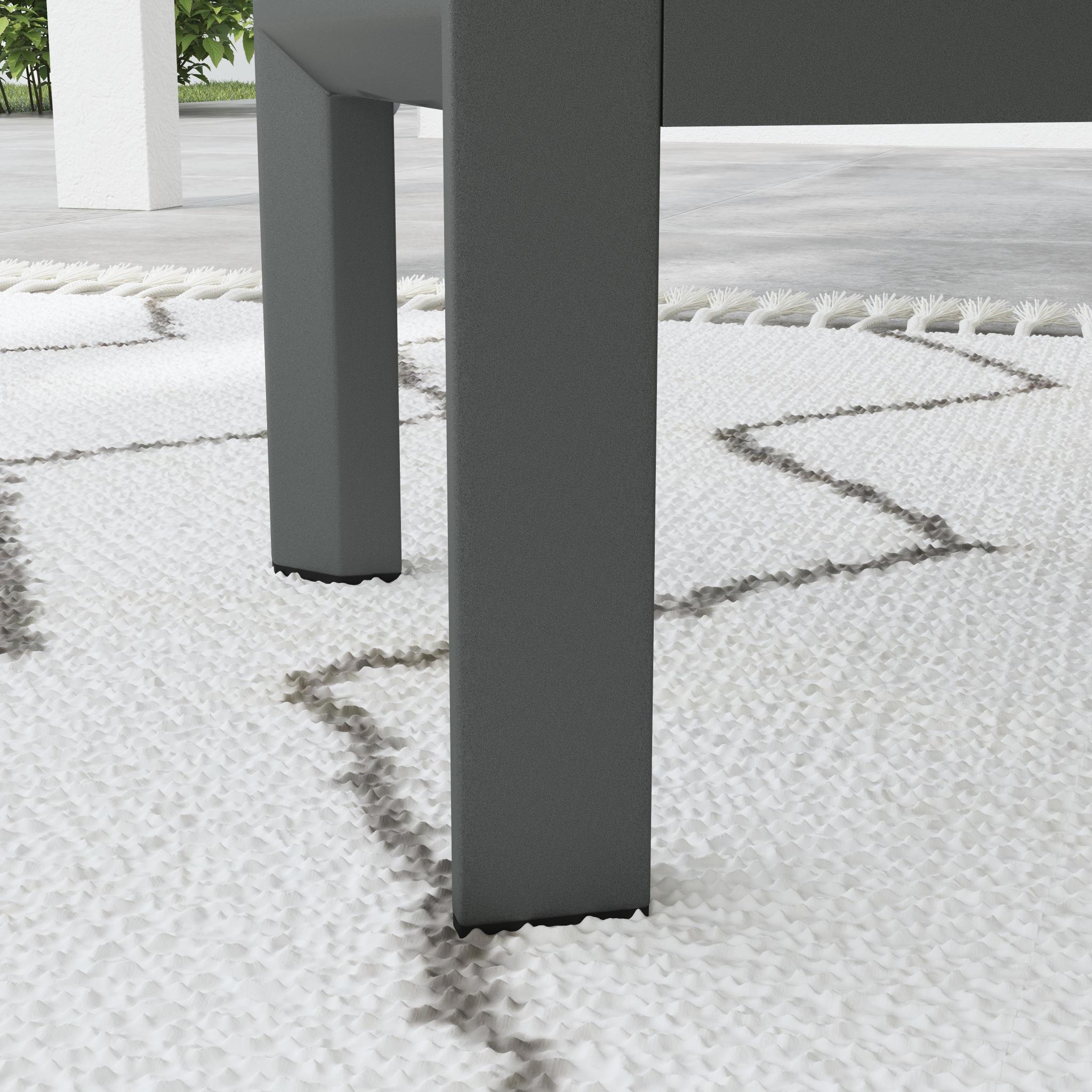 Grayton - Ottoman - Dark Gray