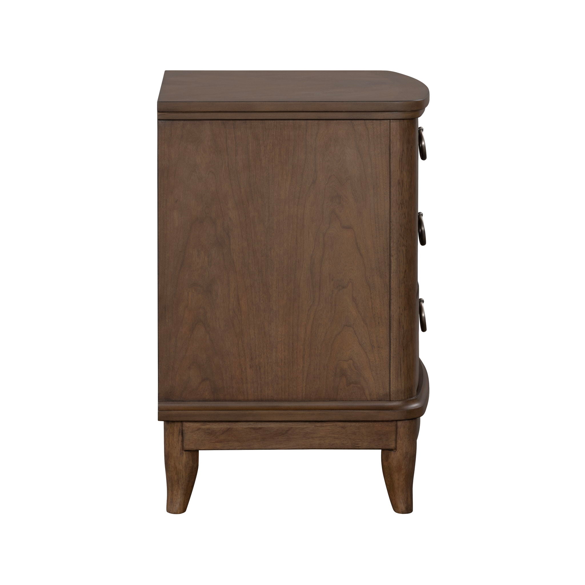Bellevue - 3-Drawer Nightstand - Whiskey Brown