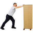 Heavy Duty Furniture Dolly Trolley Car, Aluminum Frame With 3" Tpu Professional Casters, Brake Option