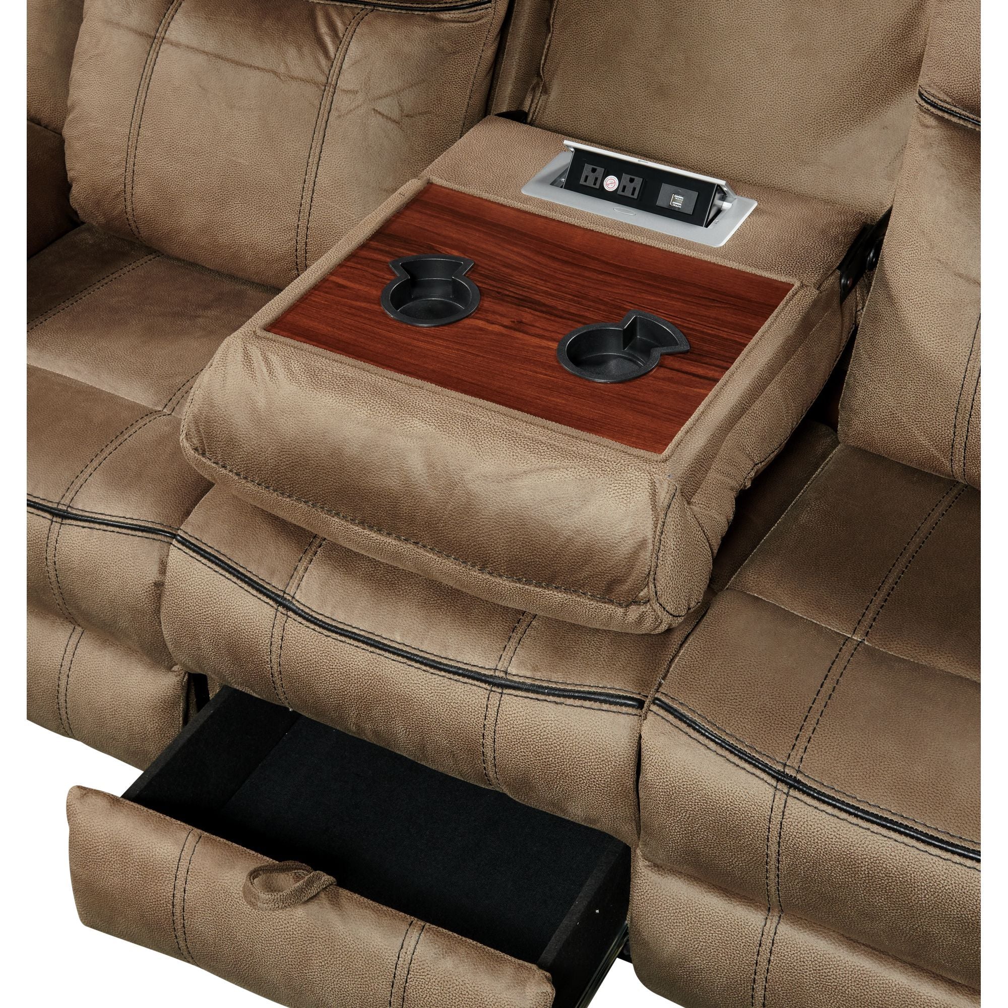 Sorrento - Motion Sofa With Dropdown - Atlantic Fine Furniture Melbourne FL