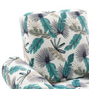 Manual Swivel Recliner Rocker Chair With Adjustable Backrest