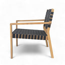 Woven Rope Outdoor Deep Seating Porch Loveseat For Garden