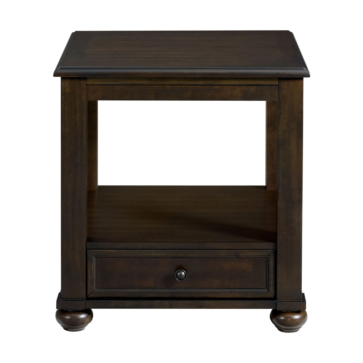 Wagner End Table in Cherry by Elements International, view 5