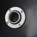 Heavy Duty 5 Gallon Steel Hydraulic Fluid Reservoir Tank With Mounting Foot, 14 Gauge - Black