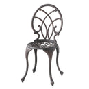 Charleston 3 Pieces Cast Bistro Set - Copper