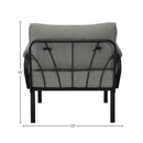 Rajni - Patio Set (1 Armed Chair, 1 Ottoman)