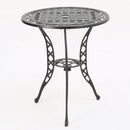 Bono Metal Bistro Set - Black