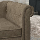 Modern Elegant Rectangle Pet Bed, Durable Elevated Dog Sofa