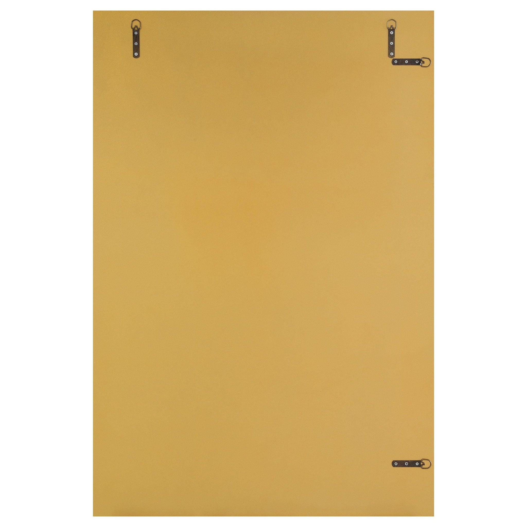 Kimberly 32 x 47 Inch Kintsugi Style Wall Mirror Gold