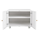 Office Furniture Copier Cabinet 2 Door Steel Copier Stand Mobile Pedestal File Printer Stand