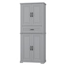 Bathroom Storage Cabinet With Multifunctional Storage Space, Drawer With Slide Rails, Adjustable Shelf