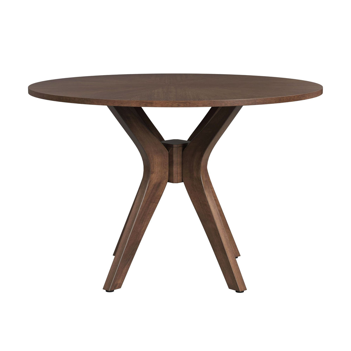 Santa Barbara Round Dining Table in Walnut by Elements International, view 4