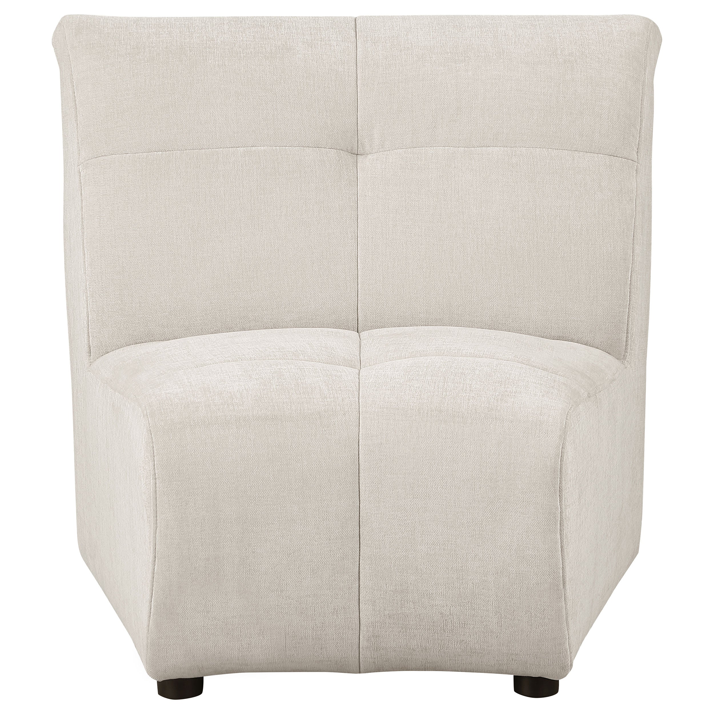 Charlotte 5-piece Upholstered Modular Sectional Sofa Ivory — view 9
