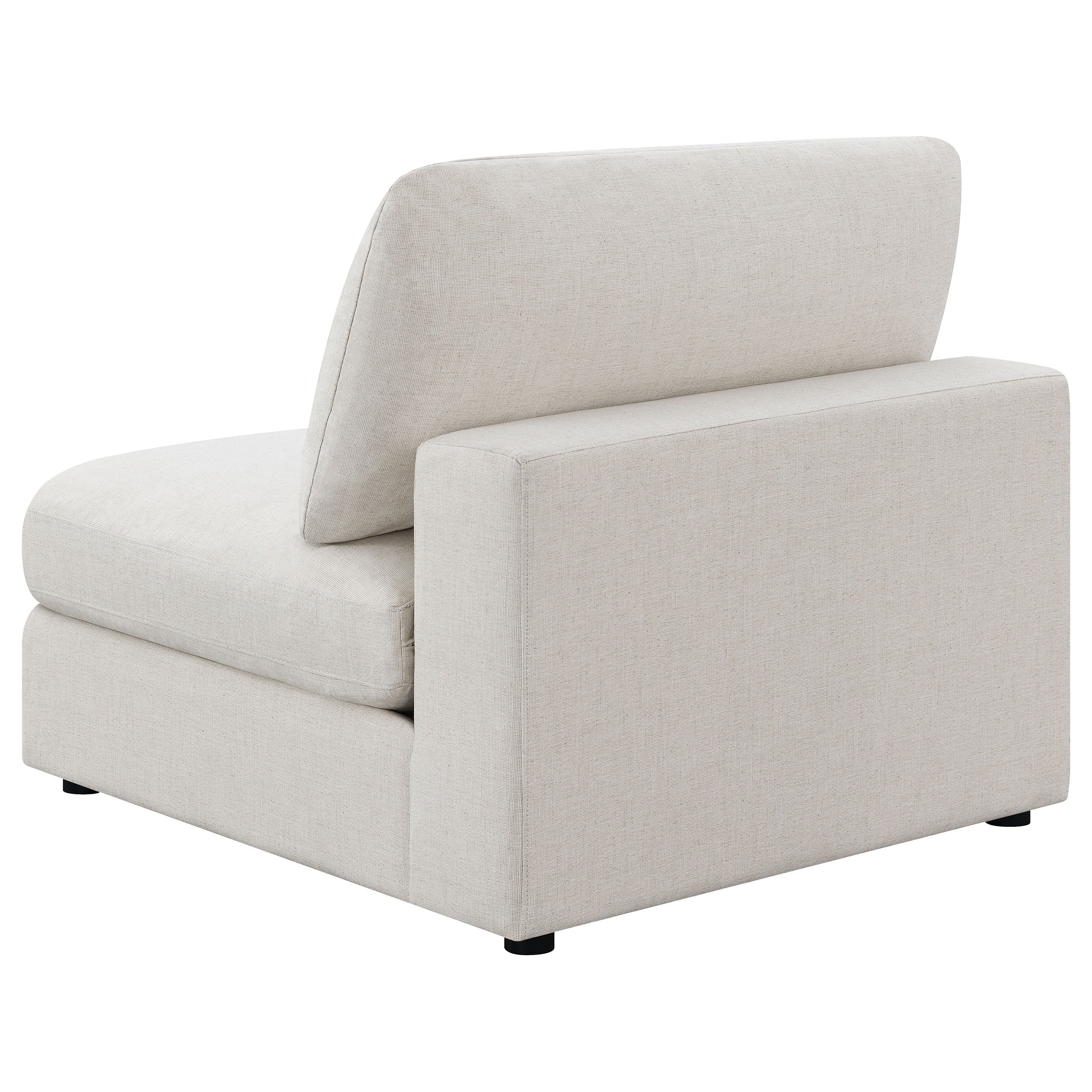 Serene 4-piece Upholstered Modular Sectional Sofa Beige — view 7