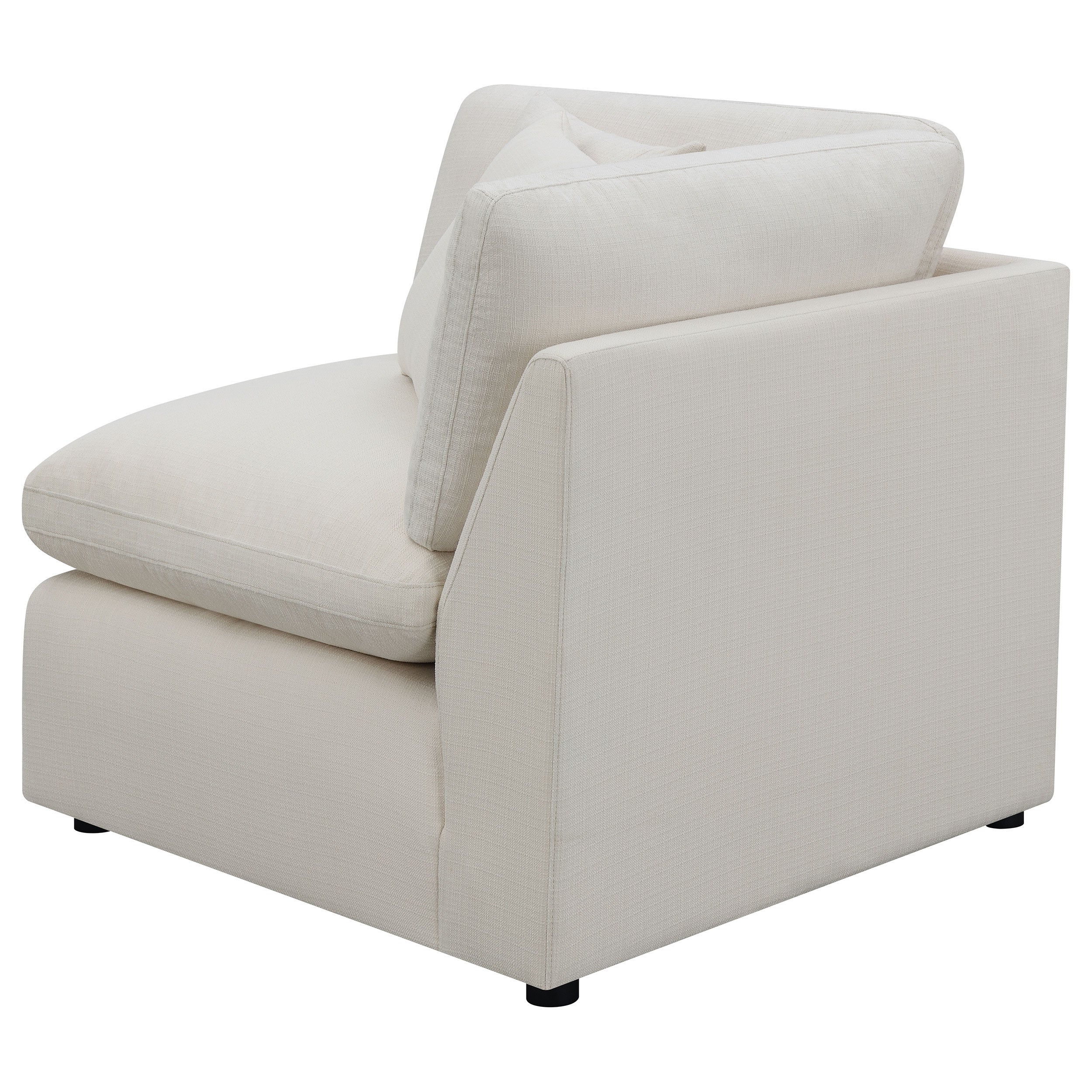 Hobson Upholstered Corner Ivory — view 4