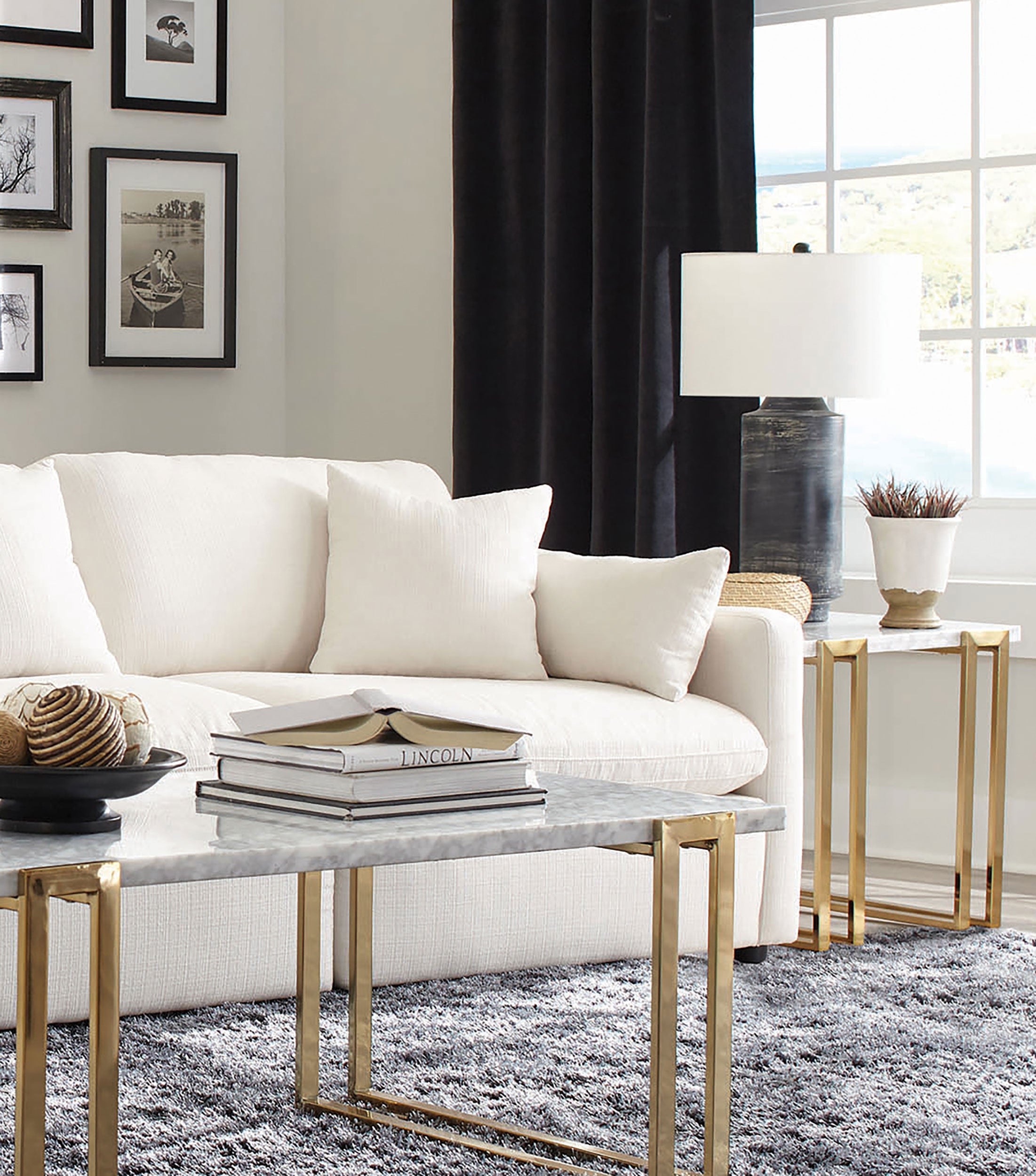 Hobson Upholstered RAF Chair Ivory — view 2