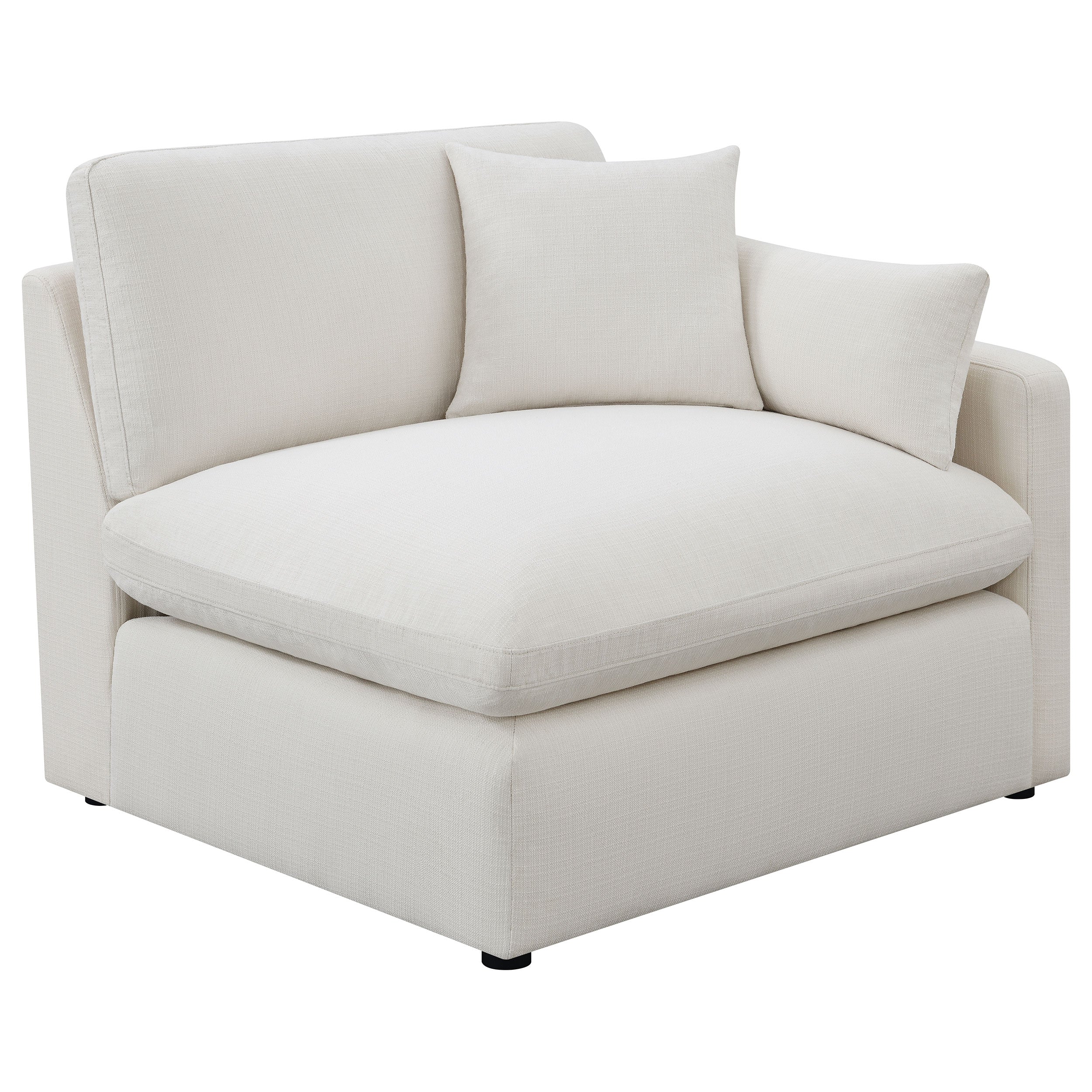 Hobson Upholstered RAF Chair Ivory — view 1