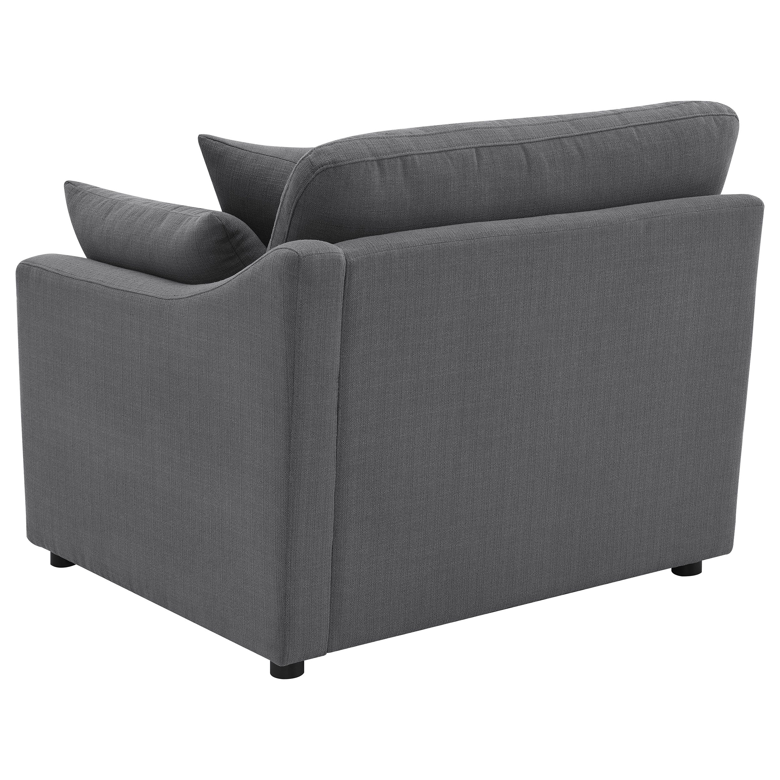 Hobson Upholstered RAF Chair Charcoal — view 6