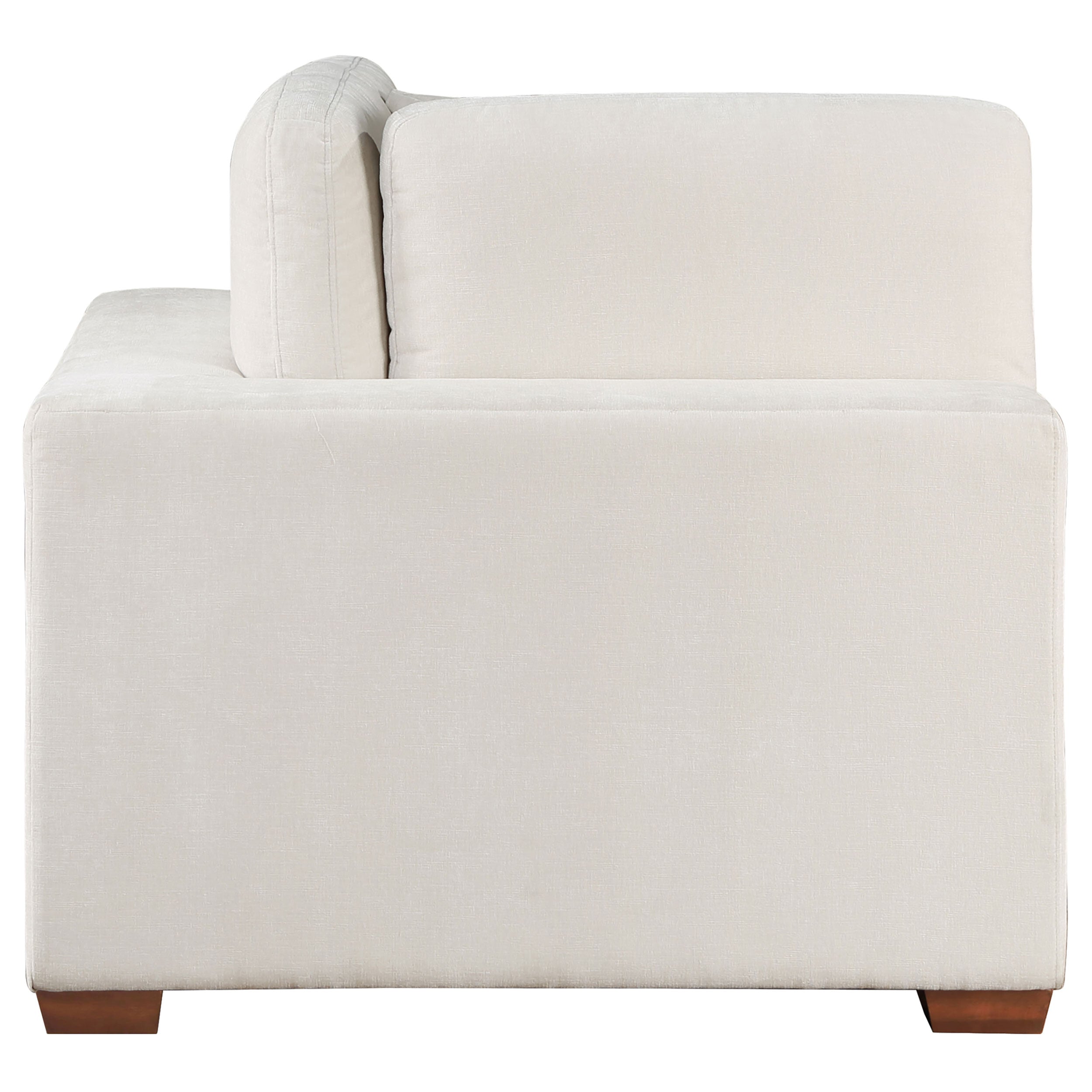 Lakeview Upholstered Corner Chair Ivory — view 5