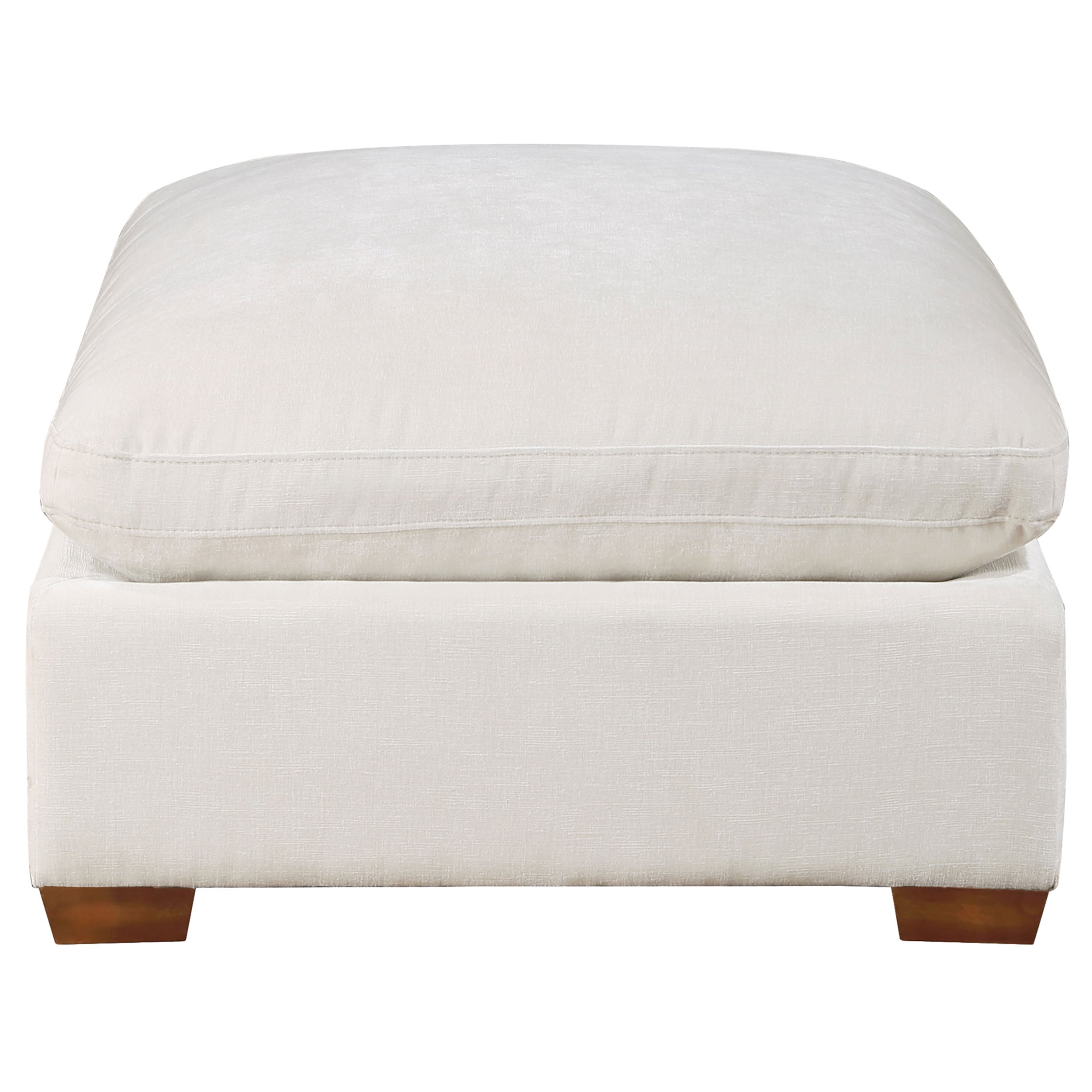 Lakeview Rectangular Upholstered Ottoman Ivory — view 4