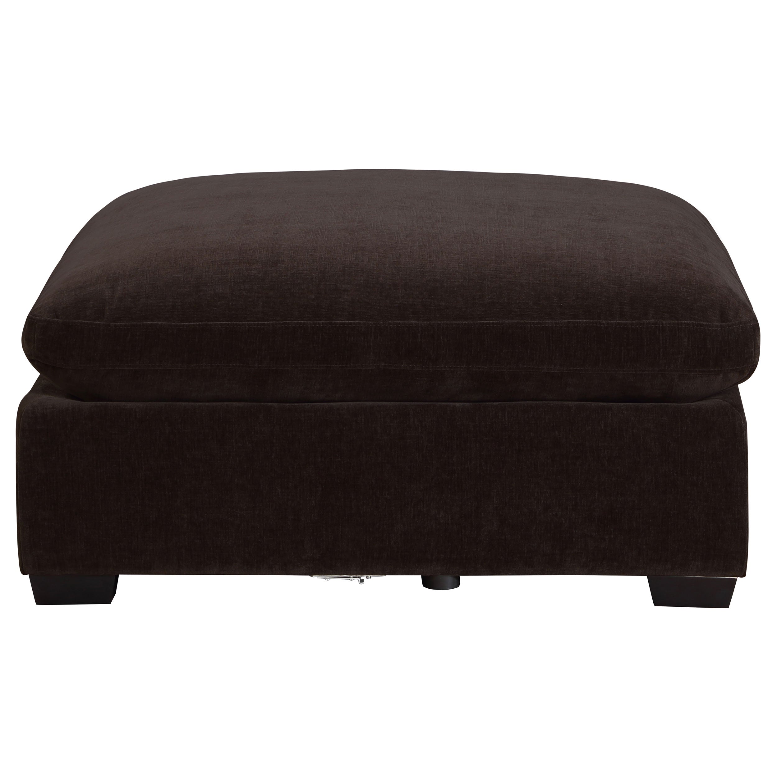 Lakeview Rectangular Upholstered Ottoman Dark Chocolate — view 3