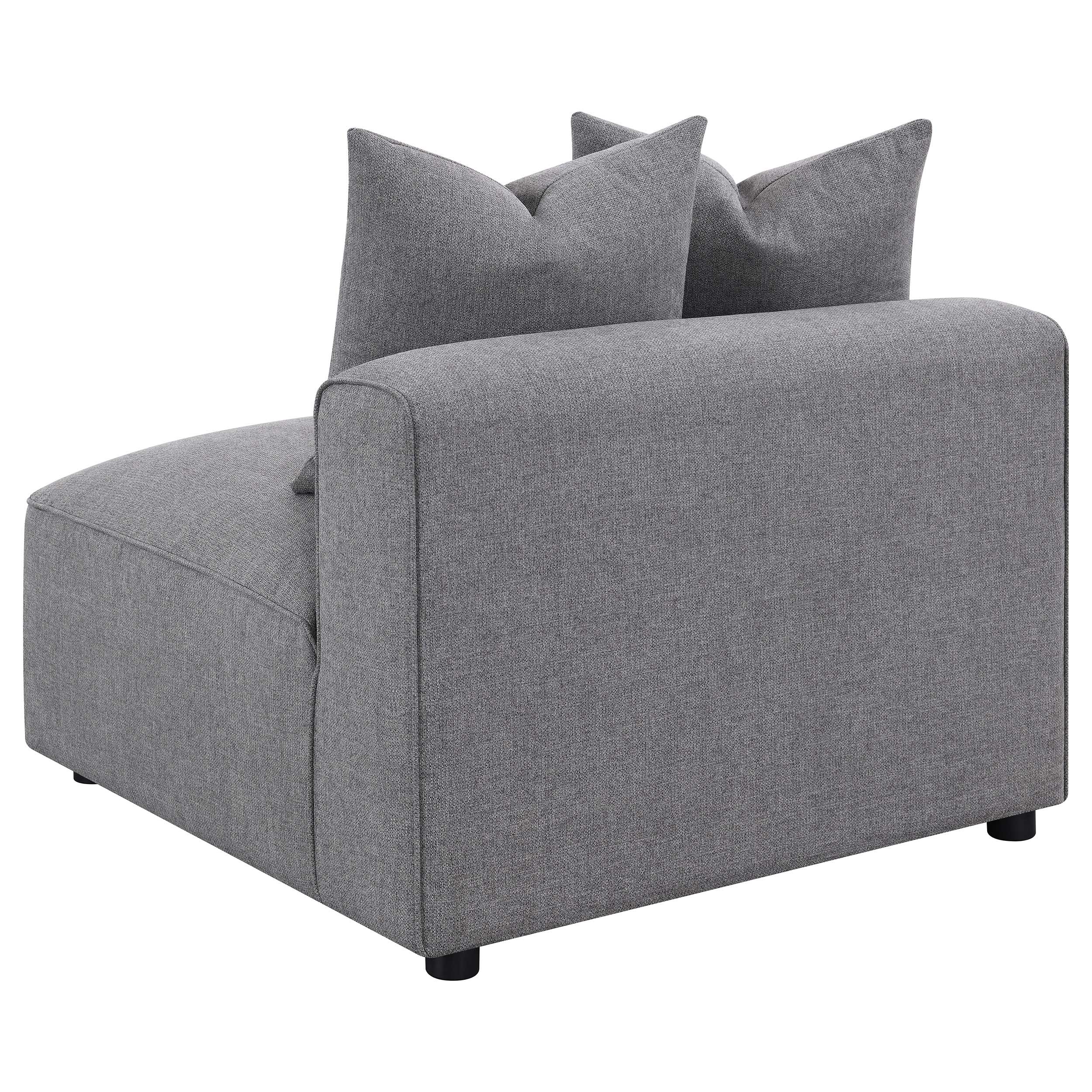 Jennifer 6-piece Upholstered Modular Sectional Grey — view 10