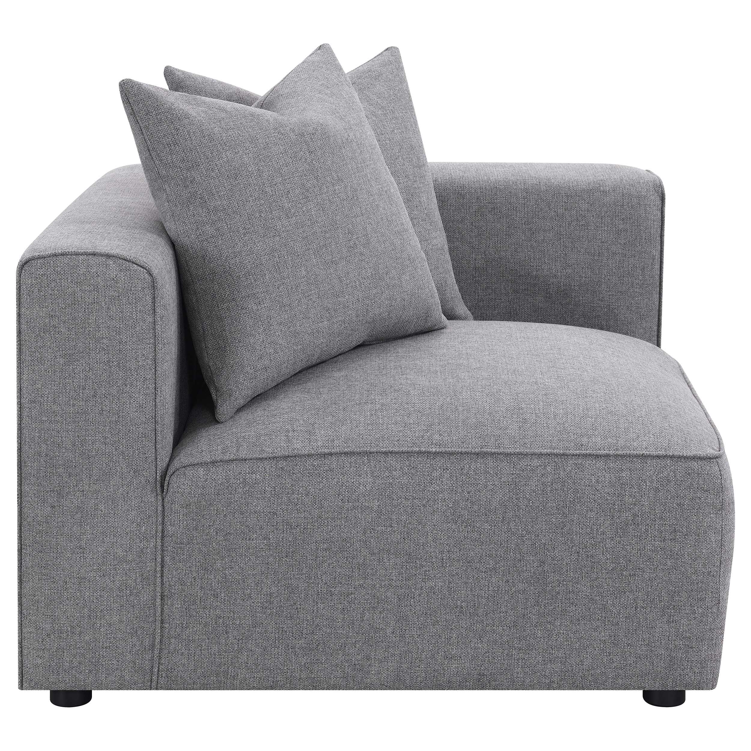 Jennifer 6-piece Upholstered Modular Sectional Grey — view 11