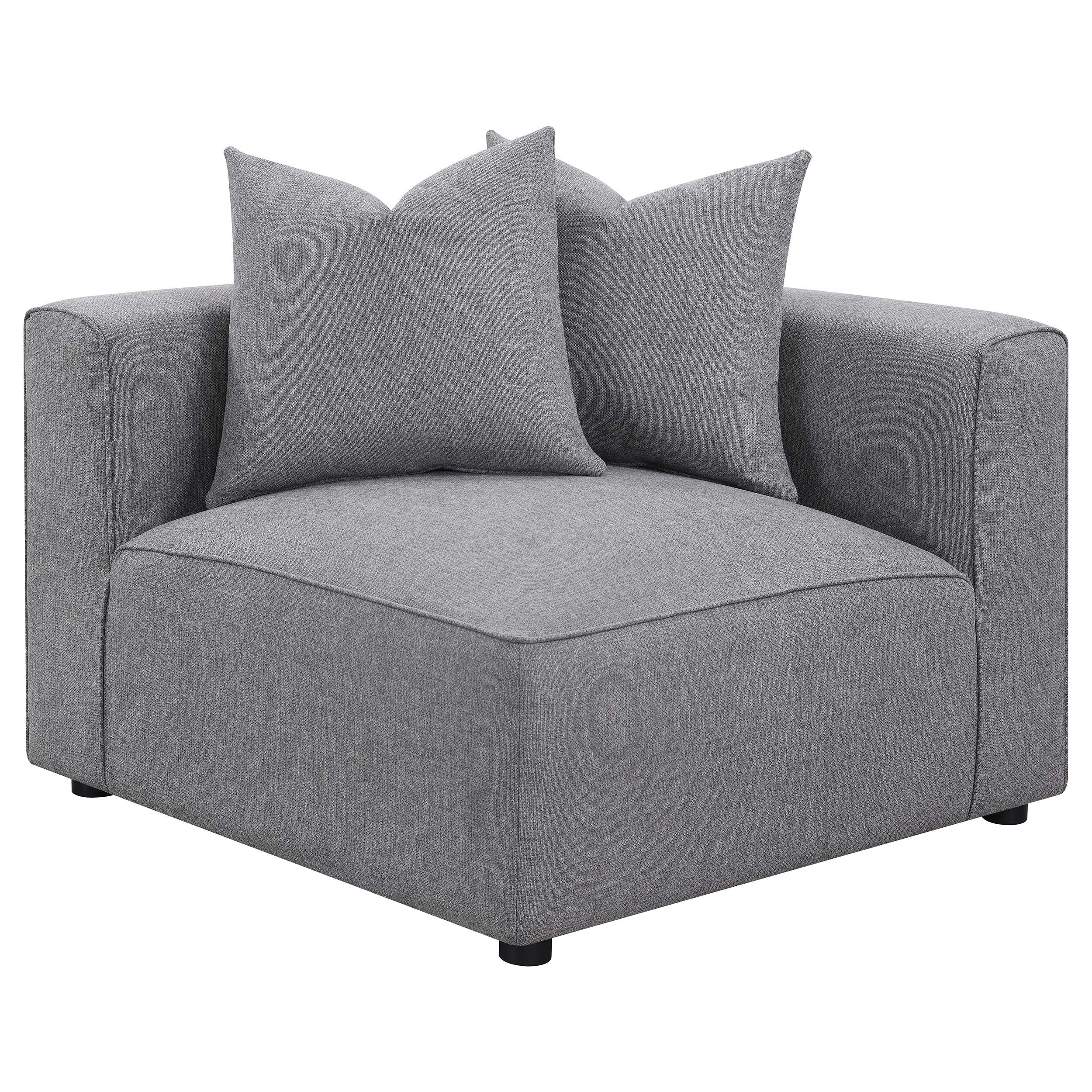 Jennifer 6-piece Upholstered Modular Sectional Grey — view 12