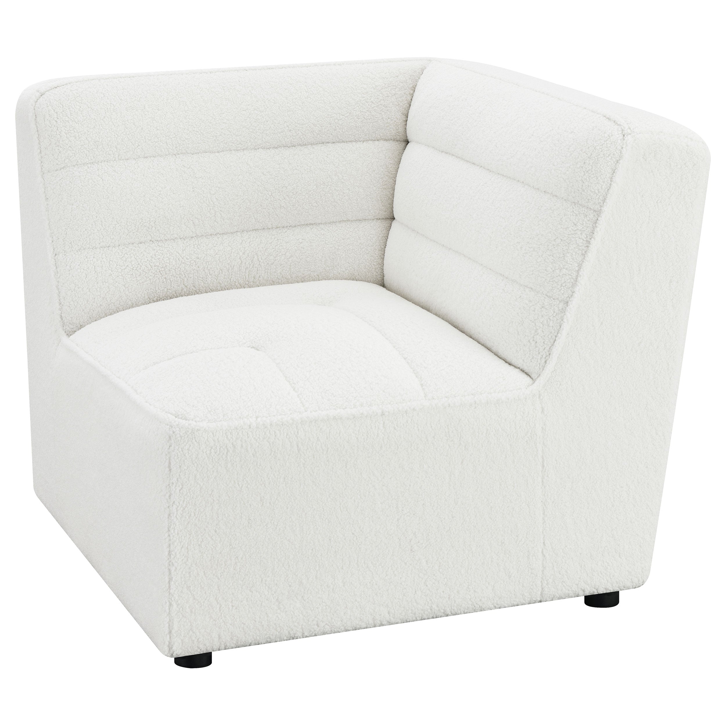 Sunny Upholstered Corner Chair Natural — view 3
