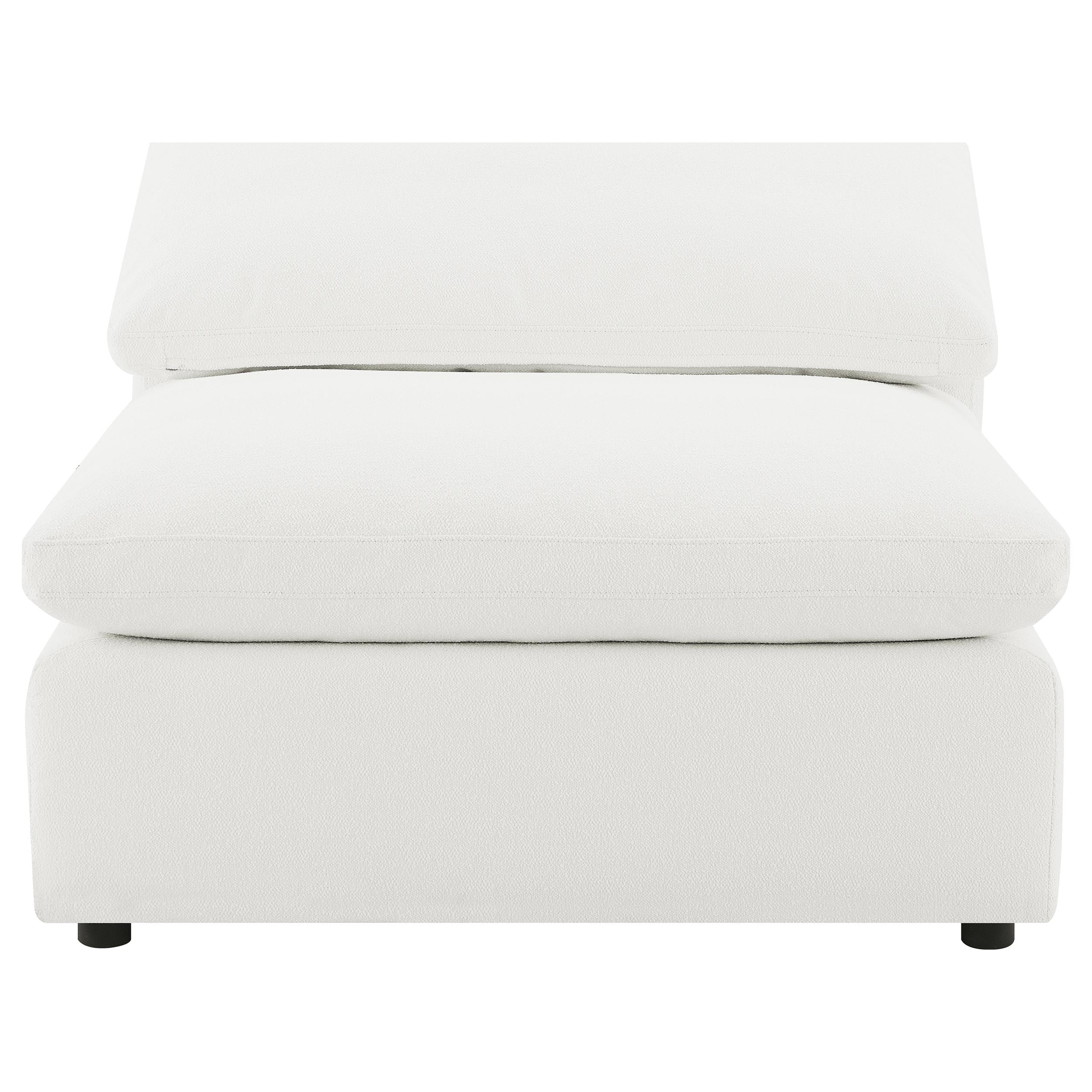 Raleigh 5-piece Boucle Upholstered Modular Sectional Ivory — view 4