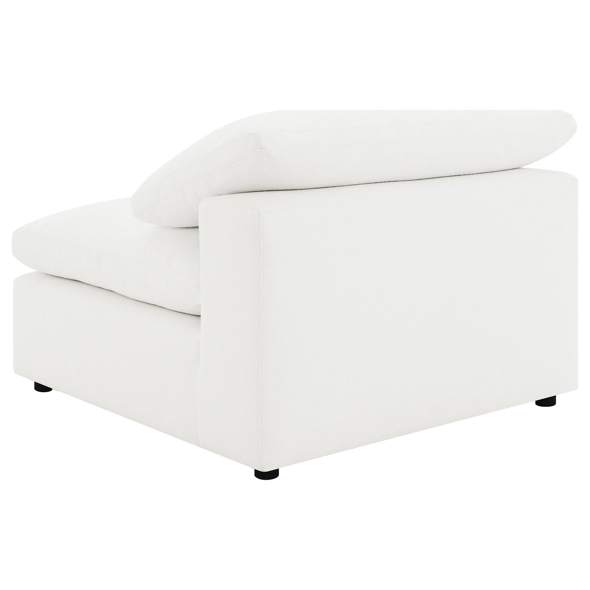 Raleigh 5-piece Boucle Upholstered Modular Sectional Ivory — view 6