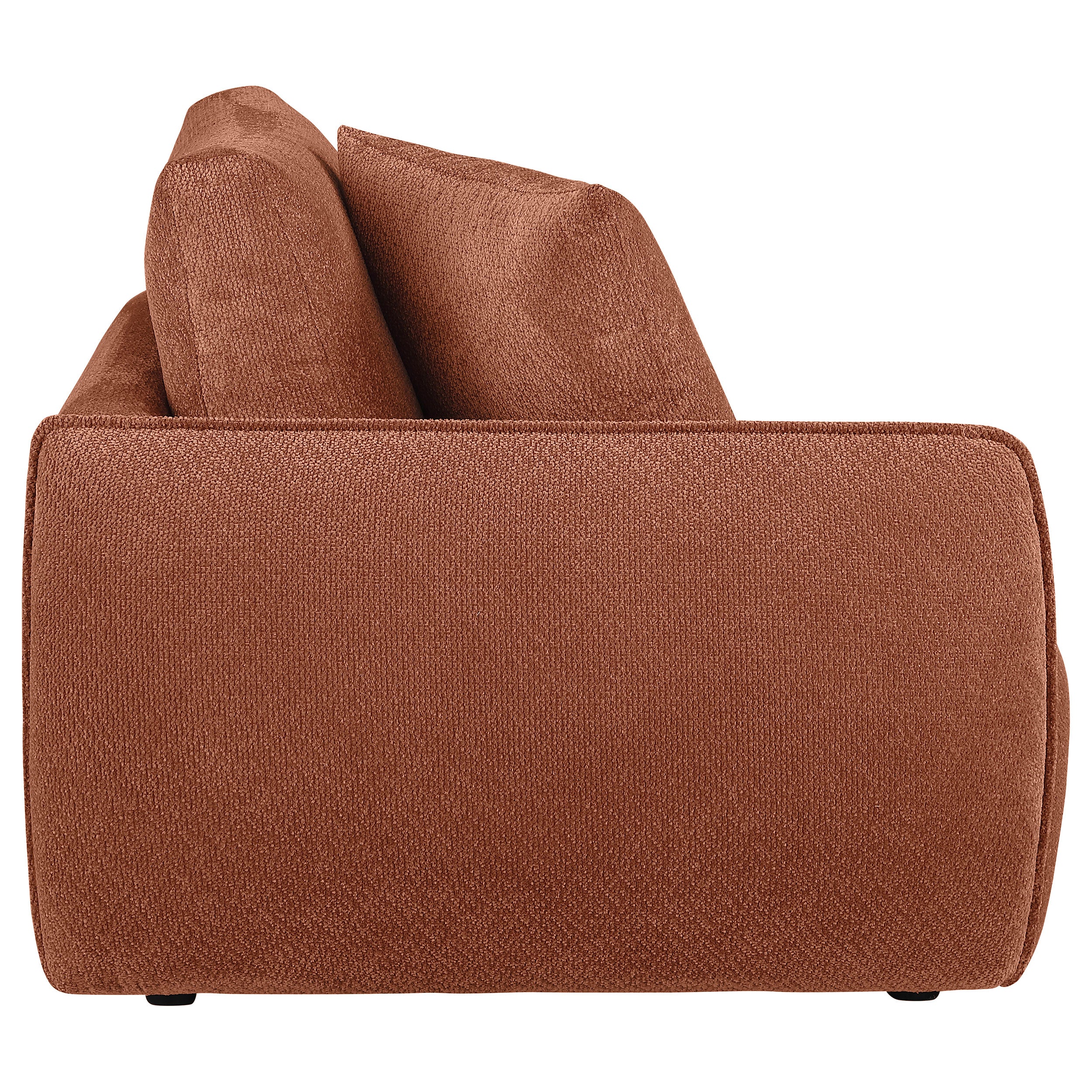 Elysia Chenille Upholstered Modular LAF Chair Coral — view 7