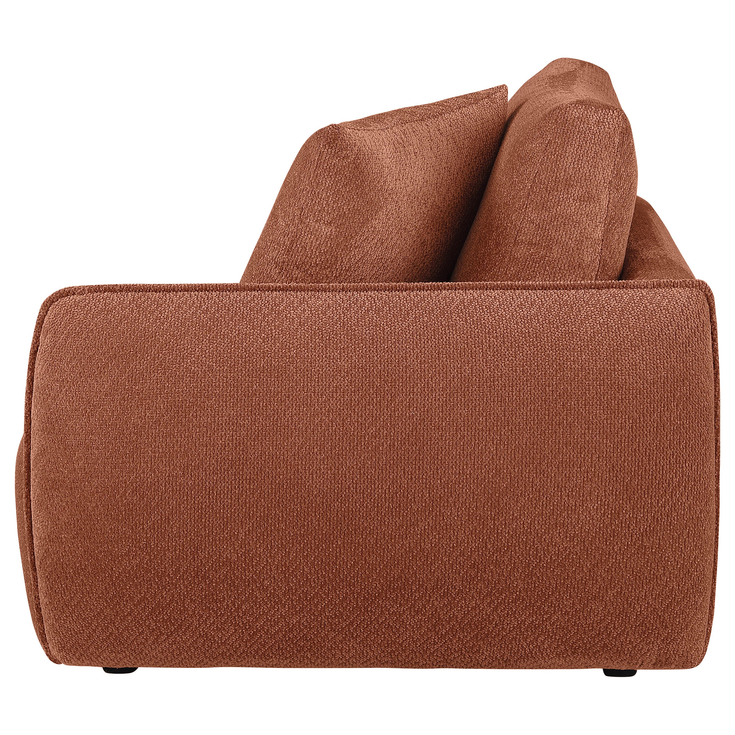 Elysia Chenille Upholstered Modular RAF Chair Coral — view 4