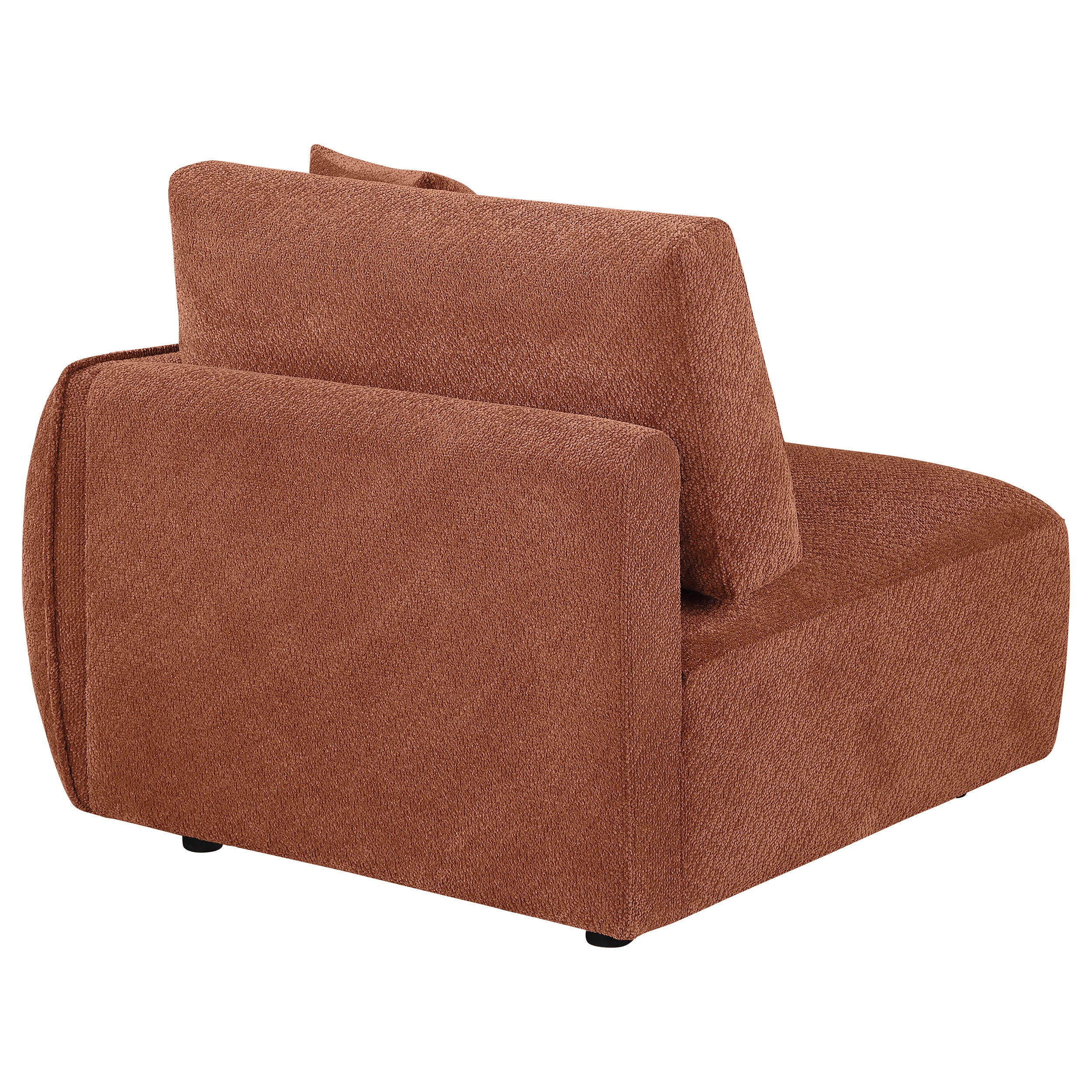 Elysia Chenille Upholstered Modular RAF Chair Coral — view 6