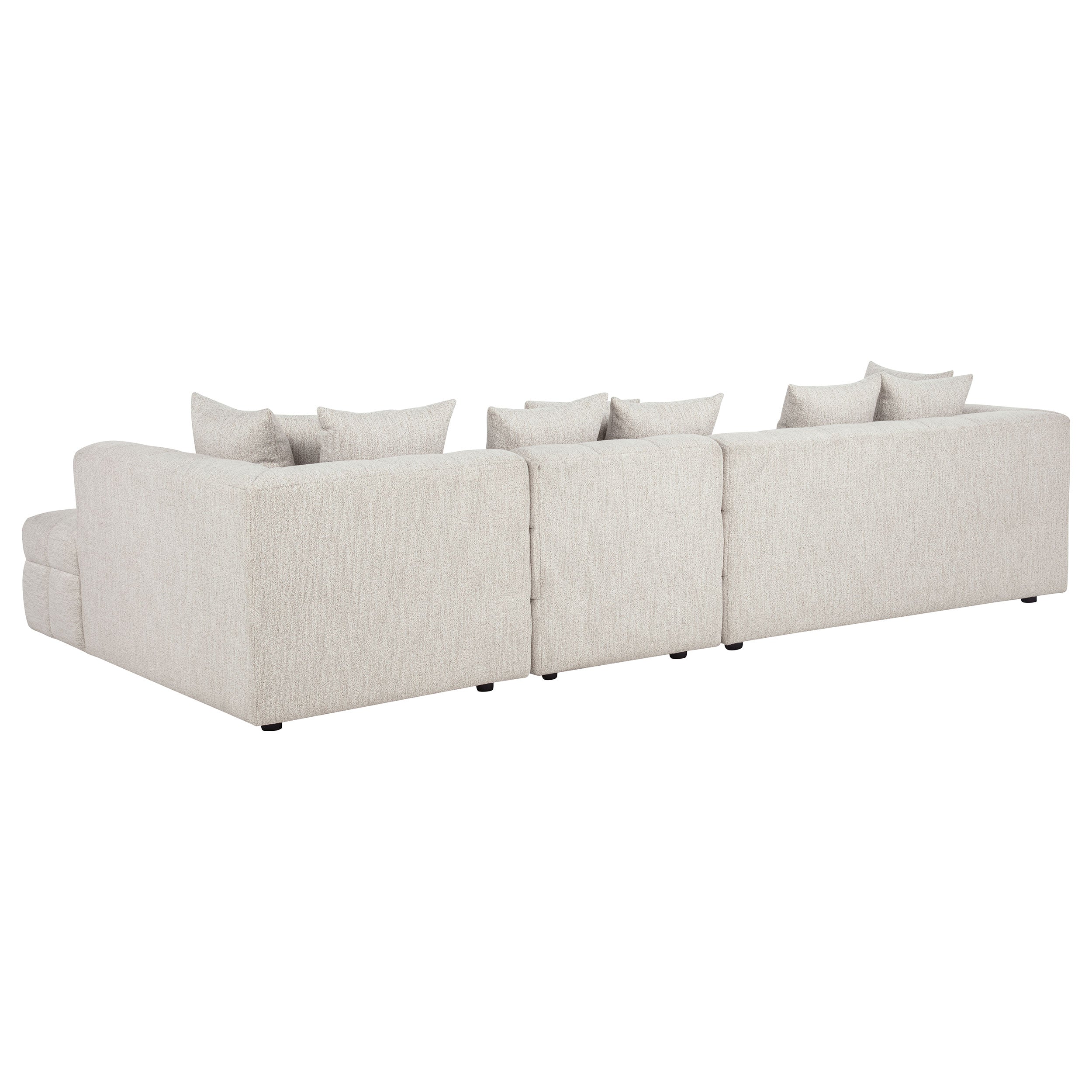 Amara 3-Piece Upholstered Sectional Sofa — view 4