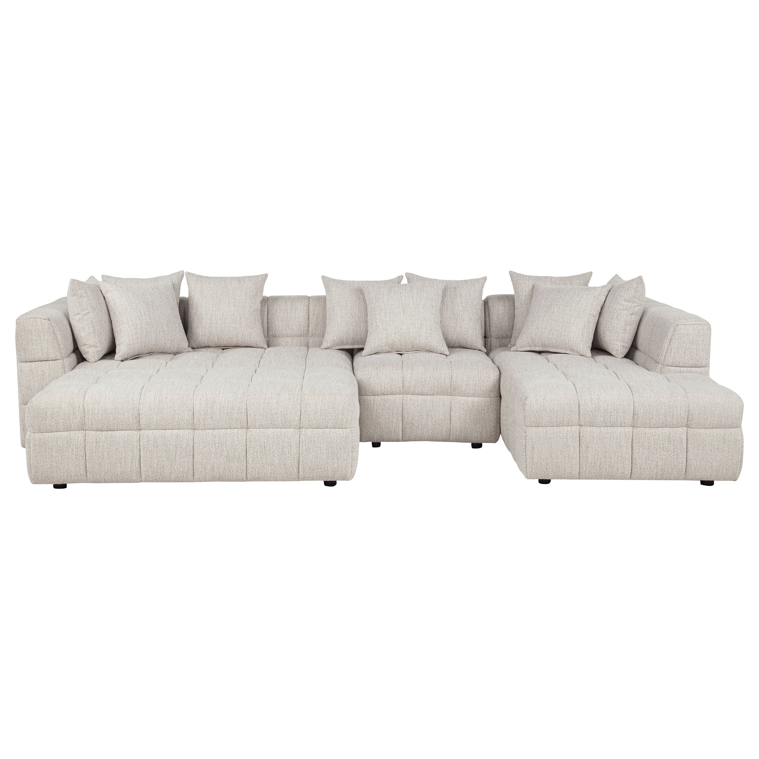 Amara 4-Piece Upholstered Sectional Sofa — view 3